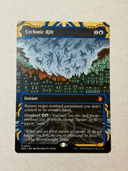 MTG Cyclonic Rift 0014 NONFoil secrets of strixhaven Archive Instant Blue - Image 1