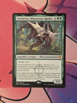 MTG Magic the Gathering Vorinclex, Monstrous Raider (199/522) Kaldheim - Image 1