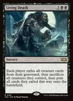 x1 Living Death R MTG Commander: Tarkir: Dragonstorm M/NM, English - Image 1