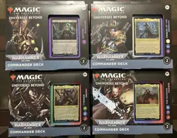 MTG Universes Beyond Warhammer 40k Commander Precon Decks Set of 4 - Image 2