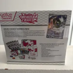 Pokemon TCG Scarlet Violet White Flare Elite Trainer Box ETB Sealed New - Image 3