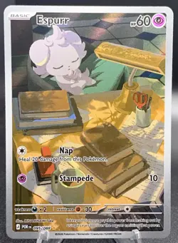 Espurr 095/088 IR - 2026 Pokemon Perfect Order ME03 - Illustration Rare NM - Image 1