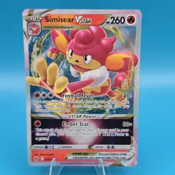 Pokemon TCG Simisear VSTAR Crown Zenith Holo Ultra Rare Card 023/159 Nm - Image 1