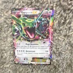 Pokemon TCG Rayquaza EX Promo Holo 170 HP XY XY66 English Card - Image 1