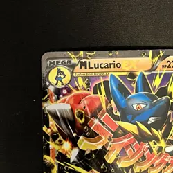 Pokemon M Lucario EX Full Art XY Furious Fists 113/111 Secret Rare Holo 220 - Image 3