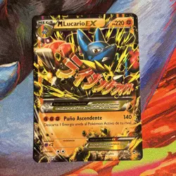 Pokemon TCG M Lucario EX - 55/111 XY Furious Fists - NM/LP - Image 1