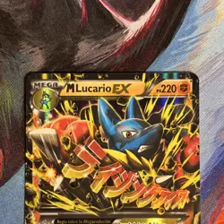 Pokemon TCG M Lucario EX - 55/111 XY Furious Fists - NM/LP - Image 3