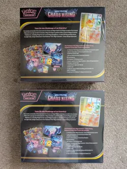 x2 Pokemon TCG Pokemon Center Chaos Rising Elite Trainer Box ETB New Sealed #1 - Image 3