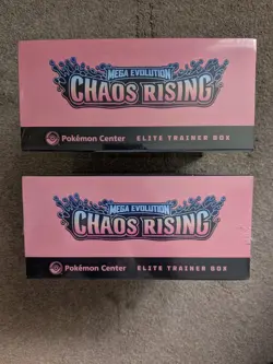 x2 Pokemon TCG Pokemon Center Chaos Rising Elite Trainer Box ETB New Sealed #1 - Image 5