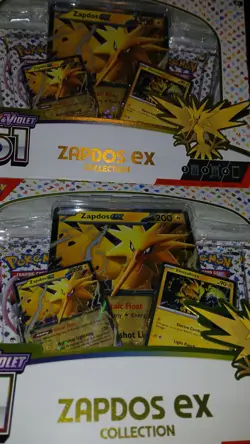2x Pokemon TCG Scarlet & Violet 151 Zapdos EX Box/Promos/Opened Packs - Image 2