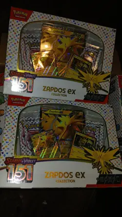 2x Pokemon TCG Scarlet & Violet 151 Zapdos EX Box/Promos/Opened Packs - Image 3