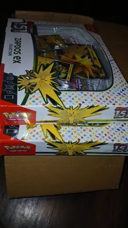 2x Pokemon TCG Scarlet & Violet 151 Zapdos EX Box/Promos/Opened Packs - Image 5