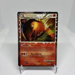 Pokemon Typhlosion Prime HGSS09 HGSS Holo Promo - Image 1