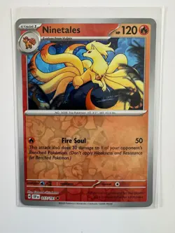 NINETALES 017/191 SURGING SPARKS POKEMON REVERSE HOLO NM/M KAMOME SHIRAHAMA - Image 1