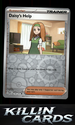 Reverse Holofoil Daisy's Help - 158/165 158/165 Pokemon Uncommon SV: Scarlet & V - Image 1