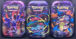 MEGA Evolution Mini Tin - Lot x3 - Sealed - Pokemon TCG Collectible Set - Image 1