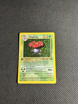 Pokemon TCG Vileplume 15/64 1st Edition Jungle Holo MP - Image 3