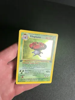 Pokemon TCG Vileplume 15/64 1st Edition Jungle Holo MP - Image 5