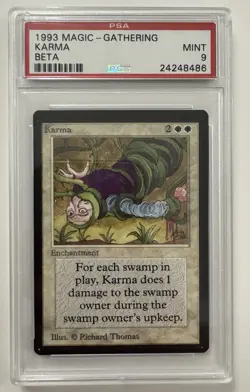 Mtg Beta PSA 9 Karma | Magic the gathering | GREAT CONDITION - Image 1