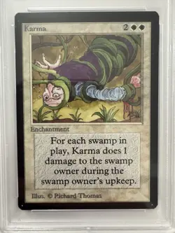 Mtg Beta PSA 9 Karma | Magic the gathering | GREAT CONDITION - Image 2