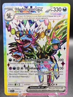 Hydreigon ex 223/191 Ultra Rare Full Art - Pokemon Surging Sparks English NM - Image 1
