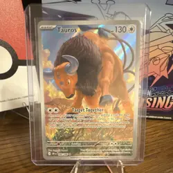 The Pokemon Company Tauros 096/086 CRI Holo Basic Beast Pokemon TCG EN 130HP - Image 1