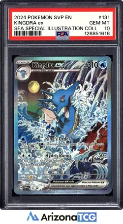 Pokemon 2024 Kingdra ex 131 SIR Shrouded Fable Promo GEM MINT PSA 10 - Image 1