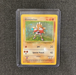 Pokemon Hitmonchan Holo Rare Base Set 7/102 - Image 1