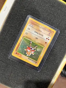 Pokemon Hitmonchan Holo Rare Base Set 7/102 - Image 2