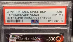 Charizard VMAX SWSH261 PSA 8 NM-MT - 2022 Pokemon UPC Black Star Promo - Image 4