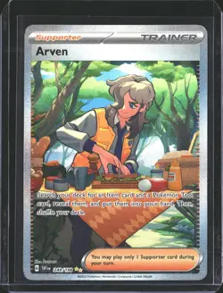 Arven 249/198 Special Illustration Rare Scarlet & Violet Pokemon NM/M - Image 1