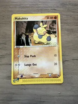 Pokemon TCG Makuhita EX Ruby and Sapphire 56/109 Regular Common LP - Image 1