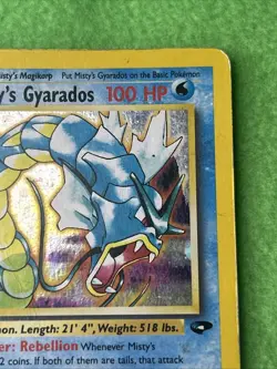 Pokemon TCG Card Game Misty’s Gyarados 13/132 Gym Challenge Holo Rare - Image 4