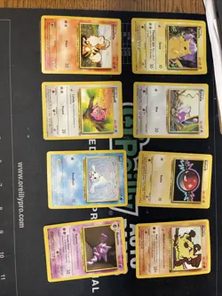 Pokemon Cards eight Different Cards Including Jigglypuff And Pikachu - Image 1