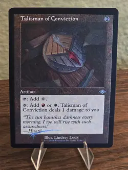 MTG Talisman of Conviction (Retro Frame) Modern Horizons Foil - Image 1