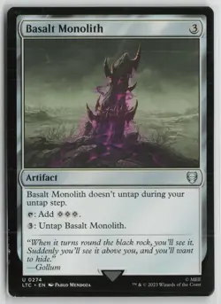 Basalt Monolith LP 274 Lord of the Rings: Tales of Middle-earth MTG - Image 1