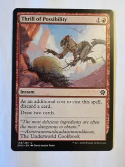 MTG Magic the Gathering Thrill of Possibility 148/281 Dominaria United NM - Image 1