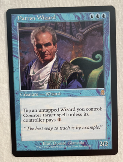 1x Patron Wizard Odyssey MTG Magic the Gathering NM - Image 1