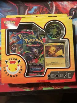 Pokemon Day 2026 30th Anniversary Pikachu Promo Card W/ Coin Sealed Box - Image 1