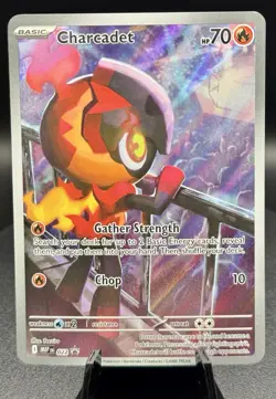 CHARCADET 022 MEGA EVOLUTIONS POKEMON PROMO (ILLUSTRATION RARE, NM) - Image 1