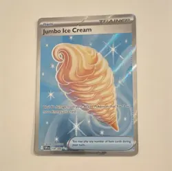 Pokemon TCG Jumbo Ice Cream 109/198 Chilling Reign Secret Rare Holo FA EN 2021 - Image 1