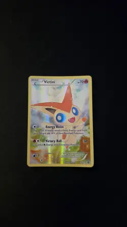 Victini XY117 - Full Art XY Black Star Promo Pokemon TCG LP - Image 1