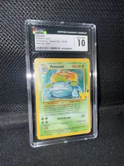 Pokemon TCG Venusaur 2021 Celebrations Classic Cool. 15/102 BaseSet Holo GemMint - Image 1