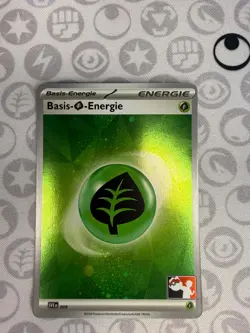 Basic Grass Energy (Cosmos Holo) Scarlet & Violet Energies Pokemon Deutsch NM - Image 2