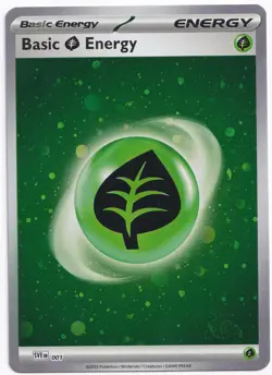 Basic Grass Energy (Cosmos Holo) Scarlet & Violet Energies Pokemon Deutsch NM - Image 4