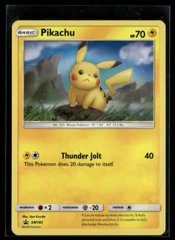 Pikachu SM183 SM Black Star Promos Promo Pokemon - Image 1