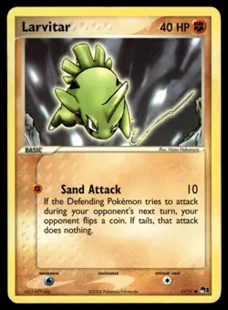 Larvitar 11/17 POP Series 1 Common Pokemon - Image 1