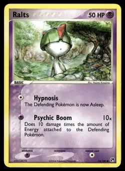 Ralts 74/100 Sandstorm Common Pokemon - Image 1