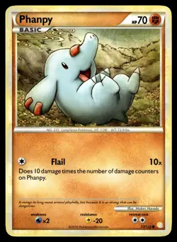 Phanpy 77/123 HeartGold & SoulSilver Common Pokemon - Image 1