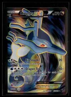 Kingdra EX 122/124 Fates Collide Rare Ultra Pokemon - Image 1